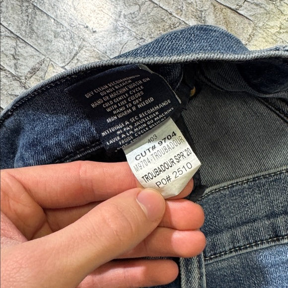 Fidelity mens 31x29 Torino slim fit light wash cotton blend stretch denim jeans - Picture 6 of 8